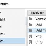 Proxmox VE Storage LVM Thin add