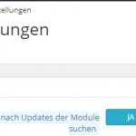 Prestashop 1.6 Voreinstellung Modul Updates