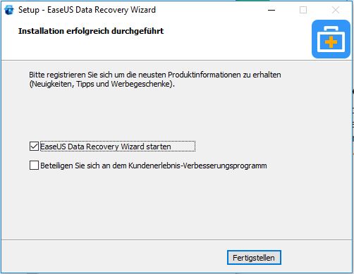 Easeus Data Recovery Install