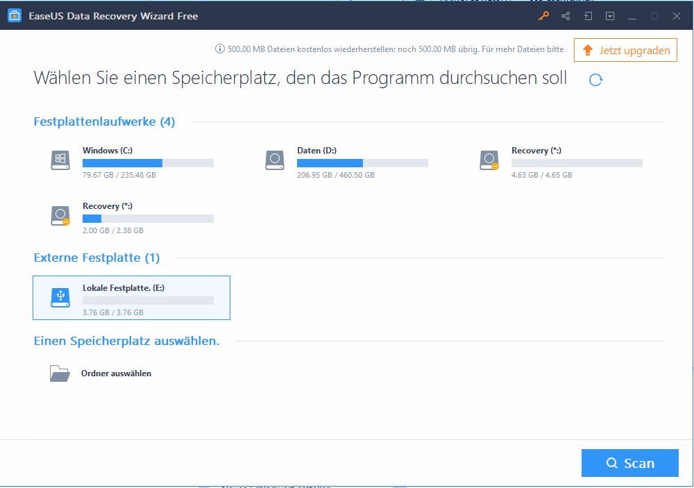 Easeus Data Recovery Test1