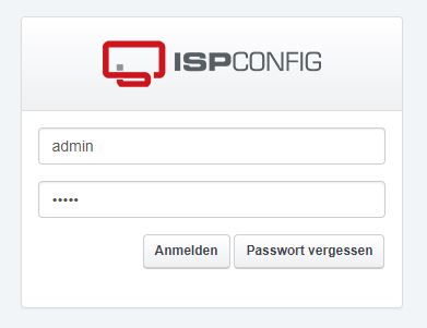 ISPConfig Panel Login