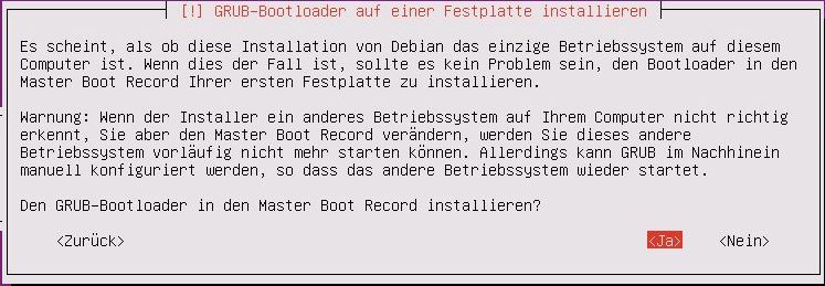 Ubuntu Server Installation - Ubuntu Server Installation - Bootloader