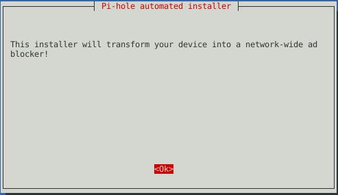 Pi-hole Installer Start