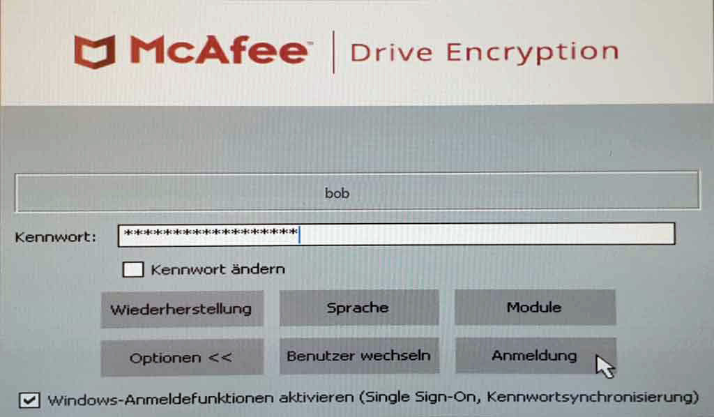 McAfee Preboot - QR-Code 3