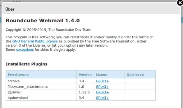roundcube 1 4 0 plugins