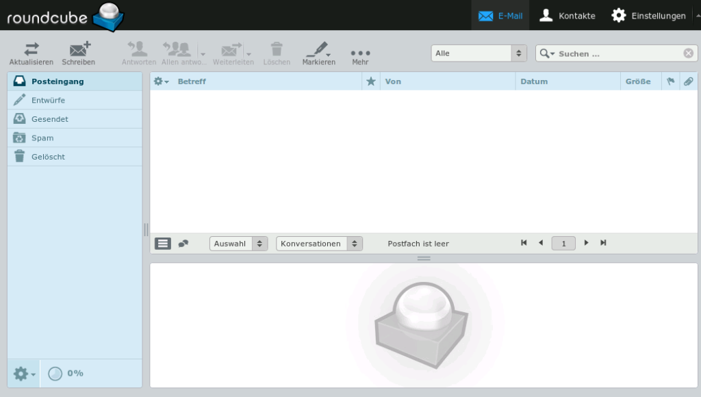 Roundcube Posteingang Larry