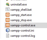 XAMPP Control Panel Files