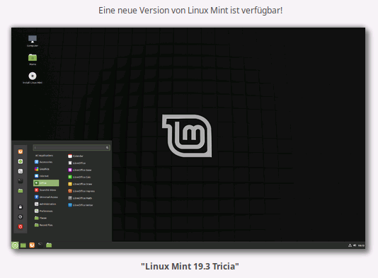 Linux Mint Upgrade 19.3 Tricia