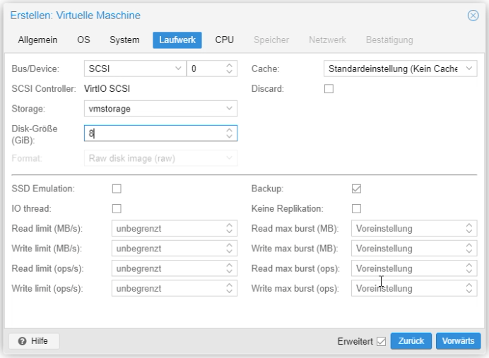 Ubuntu Server 20.04 LTS unter Proxmox VE installieren 6 image 6