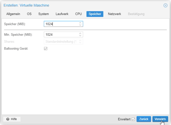 Ubuntu Server 20.04 LTS unter Proxmox VE installieren 8 image 8