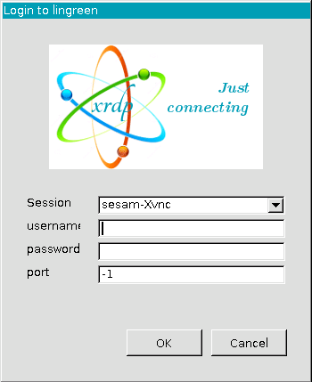 XRDP - Session sesam-Xvnc