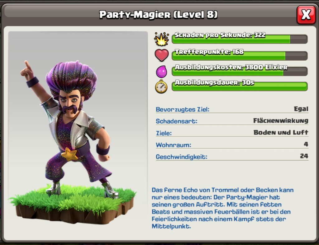 Clash of Clans - Party Magier