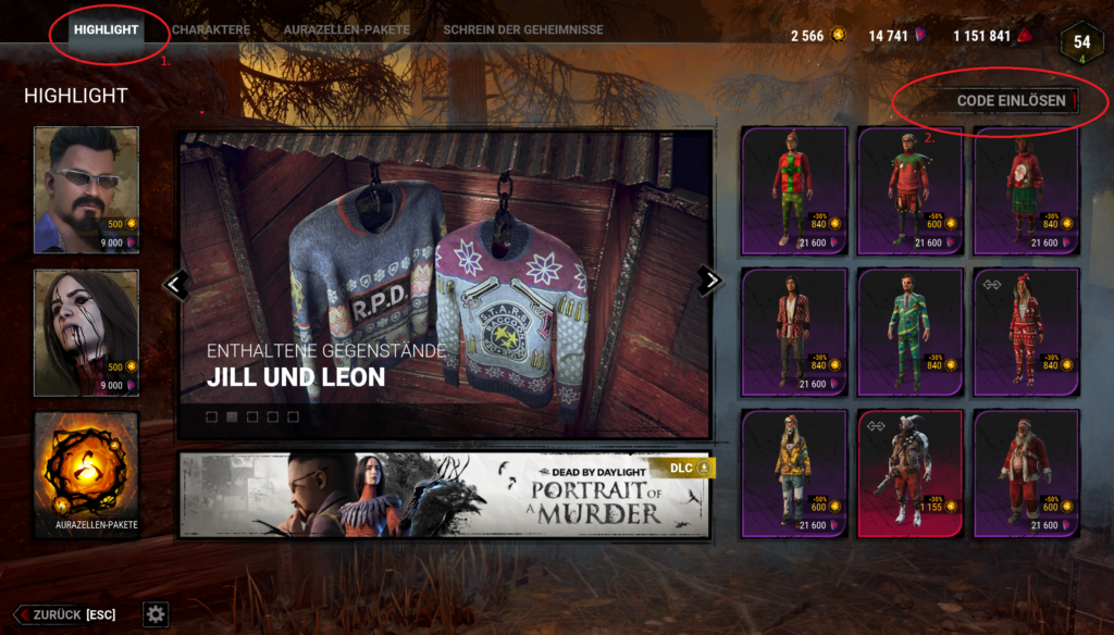 Dead by Daylight - Codes Gratis Blutpunkte 2 Dead by Daylight