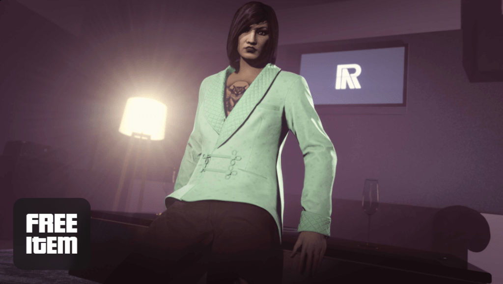 GTA Online Green Smoking Jacket