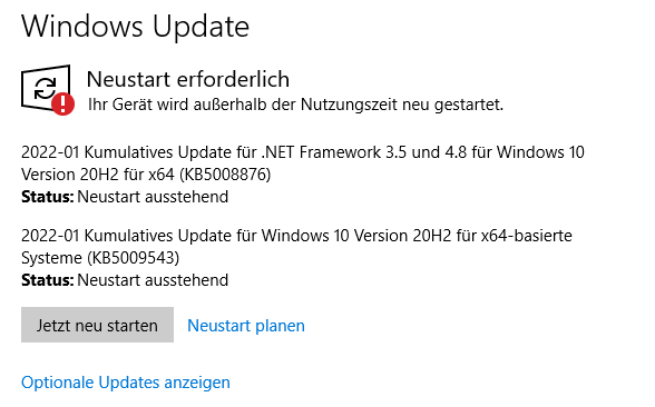 Windows 10 Support endet bald 3 Windows Updates anzeigen