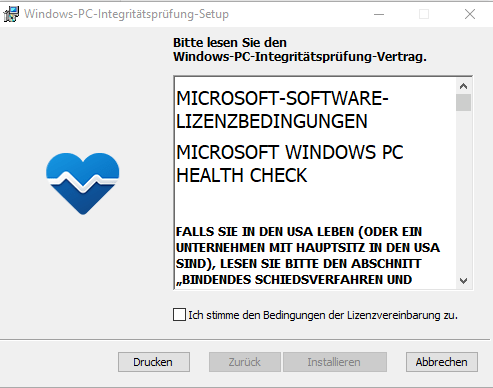 Windows 10 und Systemanforderungen für Windows 11 3 PC-Integritätsprüfung