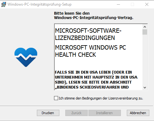 PC-Integritätsprüfung 