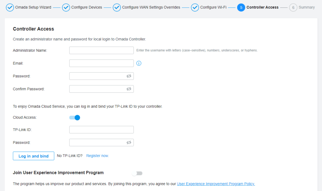 TP-Link Omada Controller Access