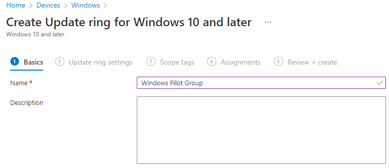 Microsoft Intune Update Ringe konfigurieren 3 intune update rings 02