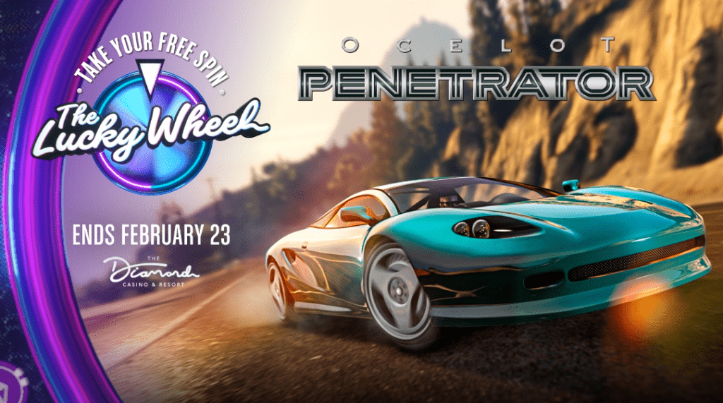 GTA Online Weekly Update 17. Februar 4 Lucky Wheel Ocelot Penetrator