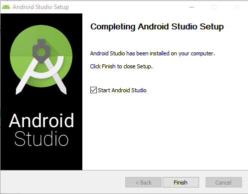 Android Studio Installation unter Windows 8 Android Studio Installation Start