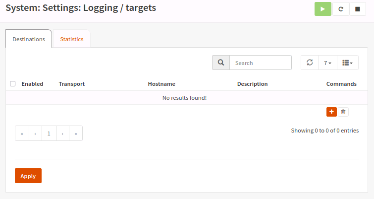 OPNsense Logs zu Graylog Logserver senden 7 OPNsense System Logging targets