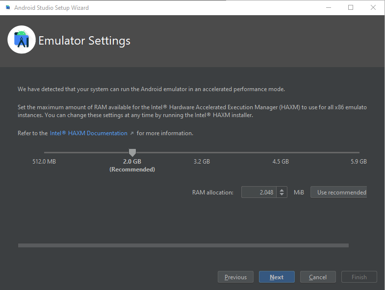 Android Studio Installation unter Windows 14 Android Studio Install Emulator Settings