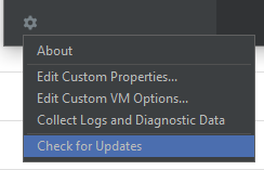Android Studio -Check for Updates