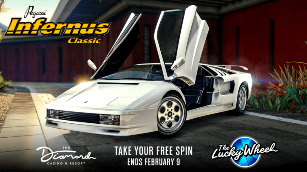 GTA Online Weekly Update 3. Februar 4 Pegassi Infernus Classic