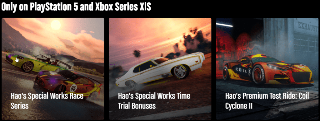 GTA Online Weekly Update 24. März 3 Only on PlayStation 5 and Xbox Series X|S