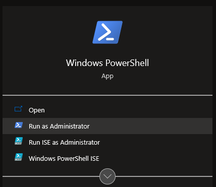 Powershell als Administrator starten