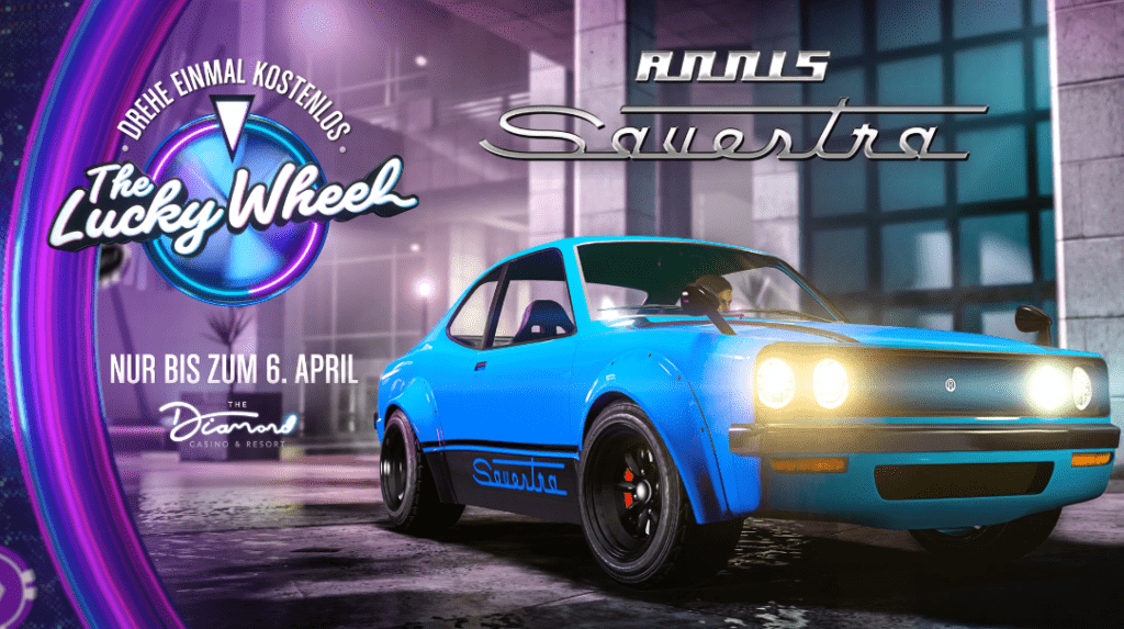 GTA Online Weekly Update 31. März 5 Annis Savestra Lucky Wheel
