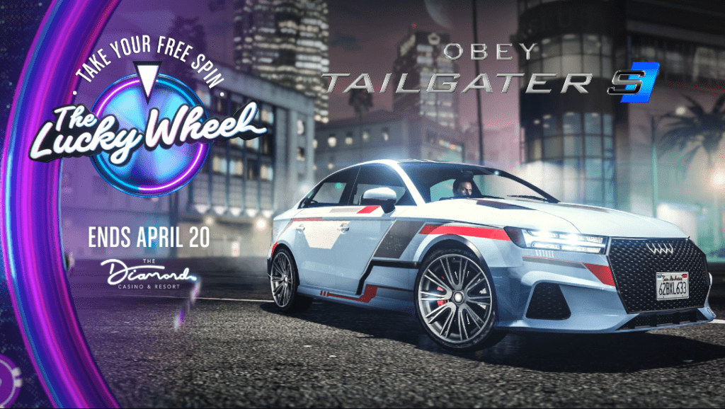 GTA Online Weekly Update 14. April 5 Obey Tailgater S