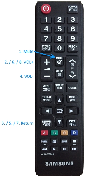 Samsung Classic TV Remote Control