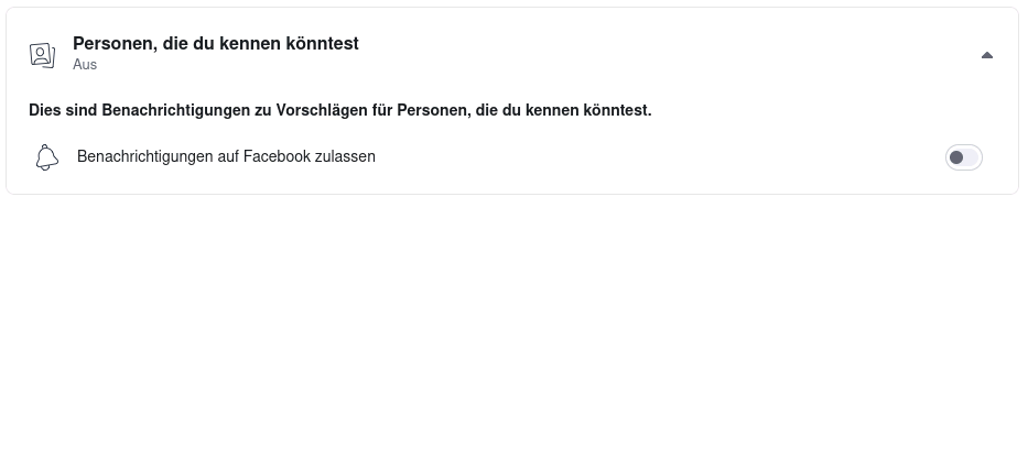 Facebook Freundschaftsvorschläge deaktivieren 3 Facebook Personen die du kennen könntest