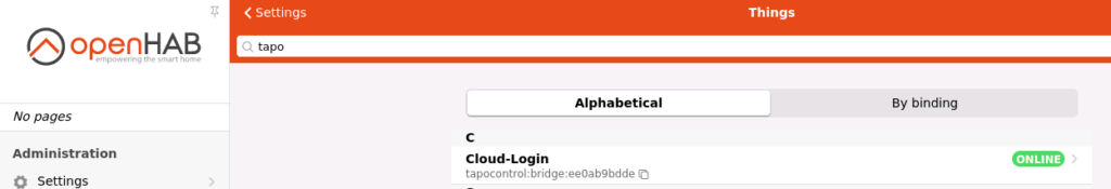 openHAB 3.4 Tapo Binding mit Smartsteckdose Tapo Nano Smart P115 7 image 2