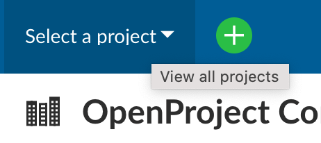 OpenProject Tooltip