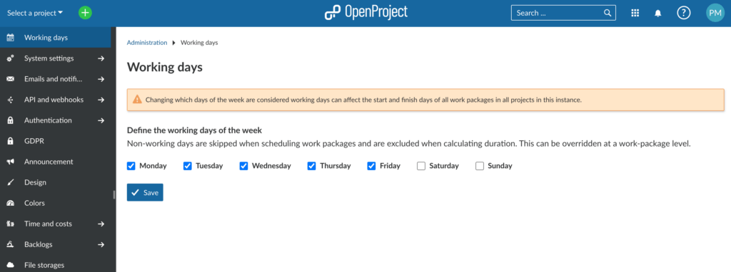 OpenProject Bugfix Release 12.3.0 3 OpenProject Work Days