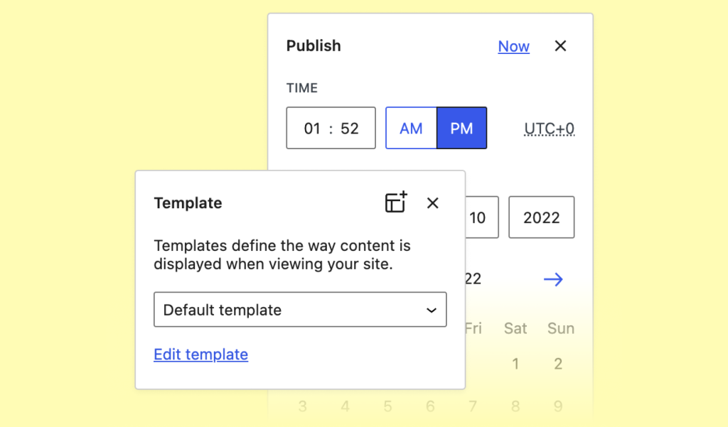 WordPress 6.1. Datetime Picker