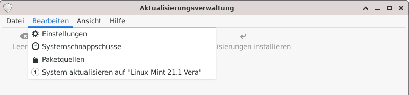 Linux Mint 21.1 Vera Upgrade