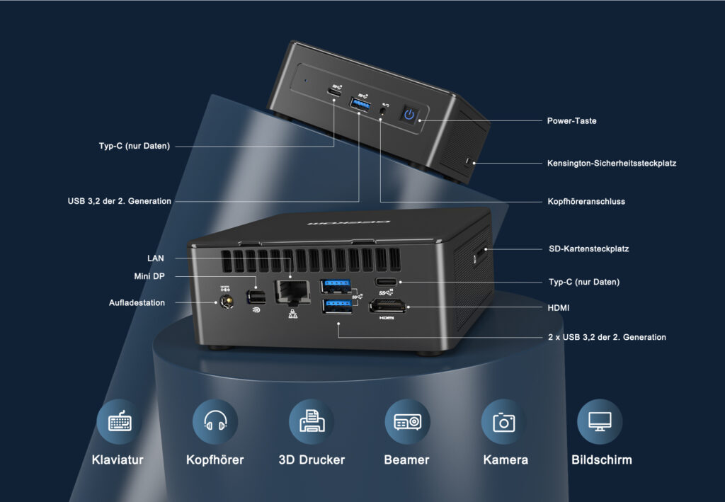 Mini PC Geekom Mini IT11, IT8 und MiniAir11 7 geekom mini it8 02