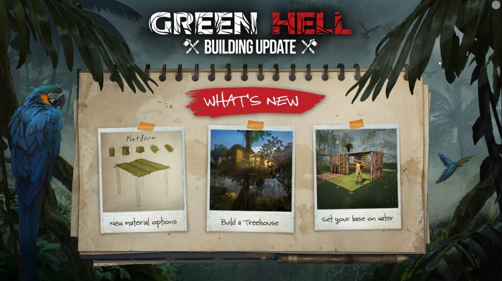 green hell building update