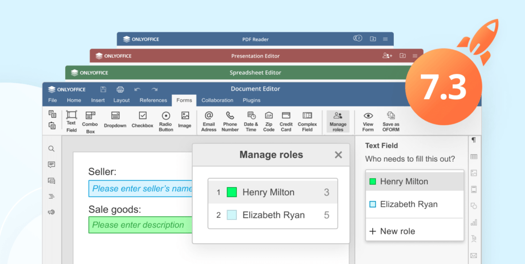 OnlyOffice Desktop Editoren 7.3