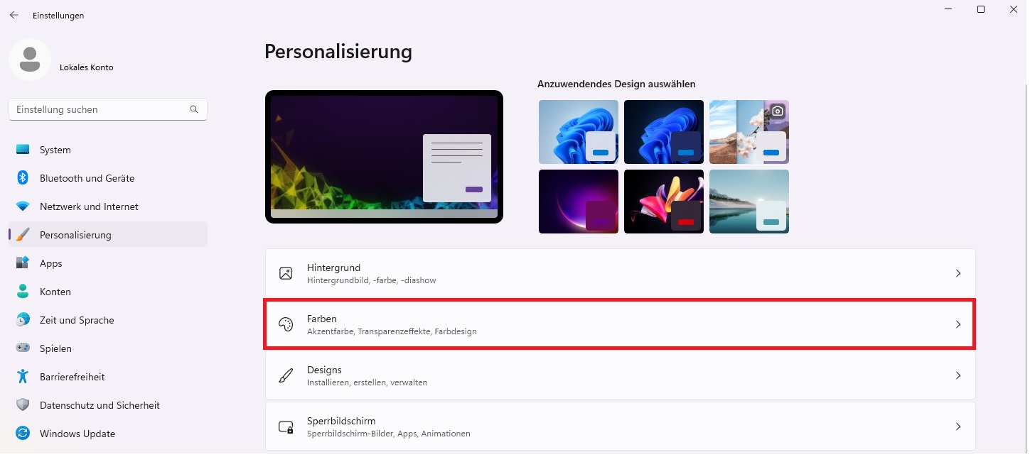 Windows 11 Dark Mode aktivieren TASTEOFIT