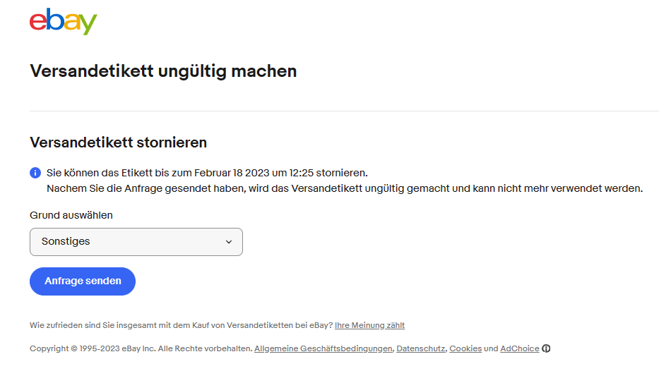 eBay Versandetikett stornieren 5 image 7