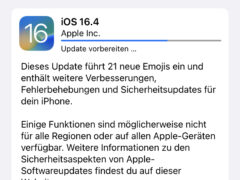 Apple iOS Update 16.4