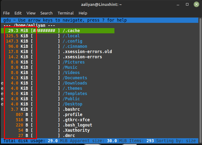 Graphical Disk Usage