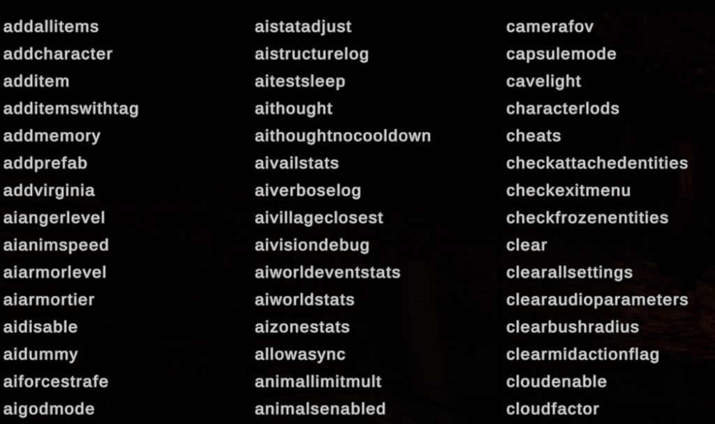 Sons of the Forest Cheats aktivieren 2 Cheatstick