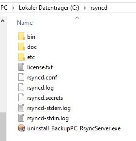 Windows Cygwin Rsync Installationsverzeichnis