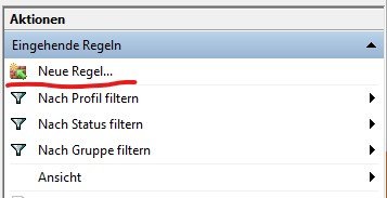 Windows 10 mittels Cygwin und RSyncd automatisch und zuverlässig mit BackupPC sichern 16 Windows Firewall Regel Erweiterte Einstellungen